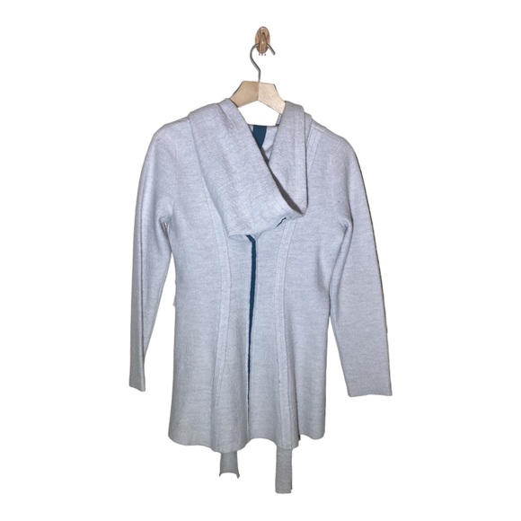 Rosie Neira Cardigan Hoodie Woodland Fairy Boiled Wool Anthropologie Ivory XS - Picture 12 of 12